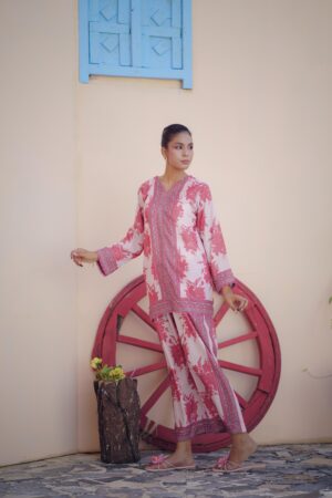 2 Piece stitched Co-ord set ready to wear